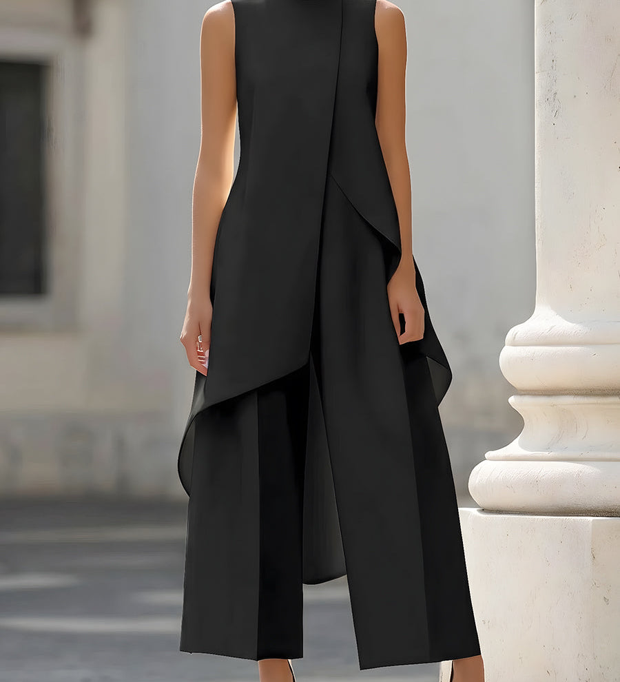 Catarina - Egyrészes ruha elegáns eséssel