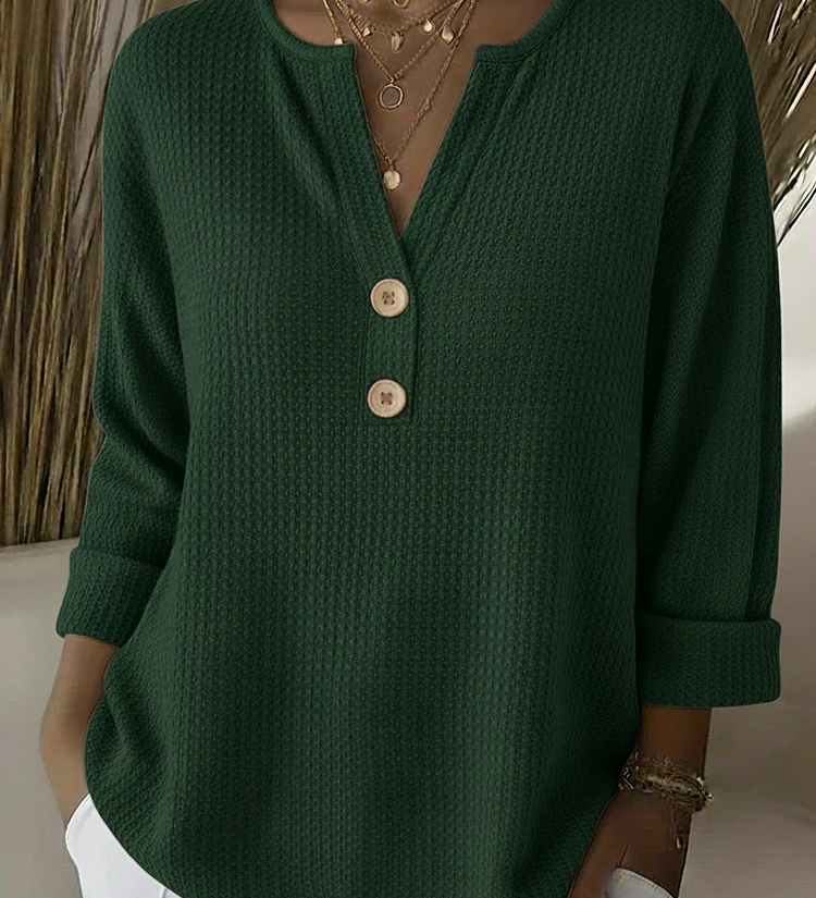 Lucinda™ | Henley Gombos Felső