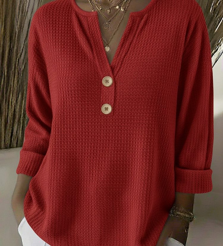 Lucinda™ | Henley Gombos Felső