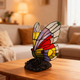 COLORFLY | Színes asztali lámpa pillangómintával