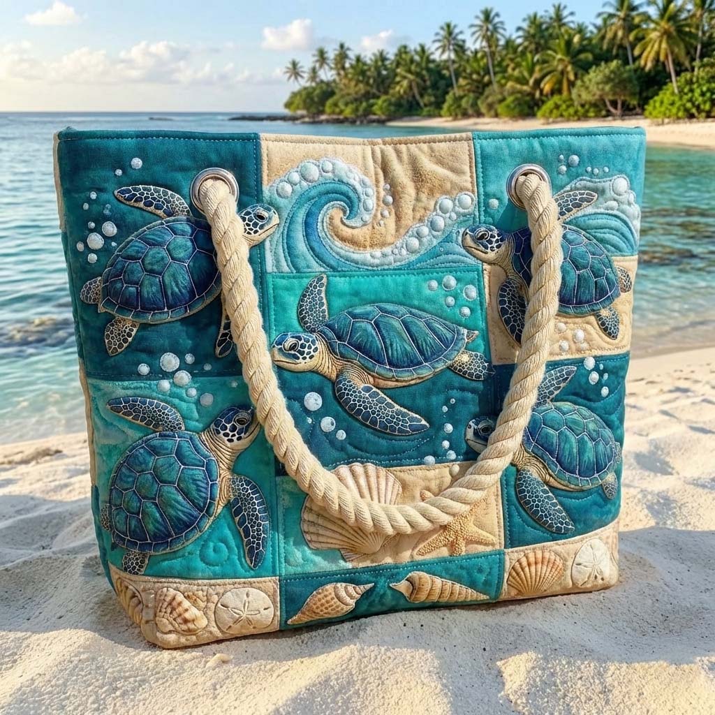 Kézzel készített strandtáska | Turtle Bay