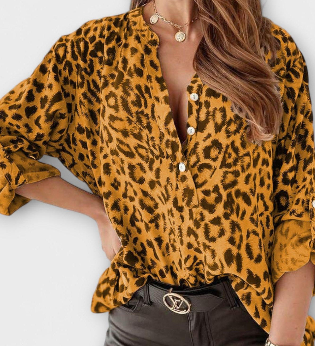 Liv | Leopardmintás blúz
