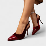 Solveig | Bársony stiletto