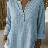 Lucinda™ | Henley Gombos Felső