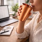 Gizella Budapest 350 ml-es egyszerű rézpohár